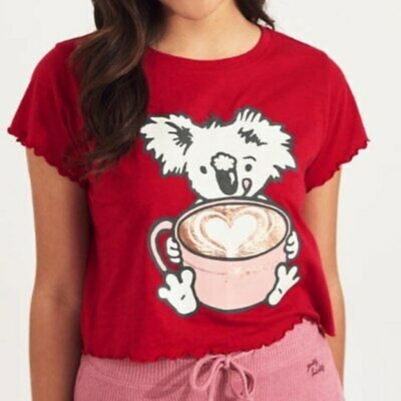 Gilly Hicks by Hollister metallic graphic tee, xs - Picture 3 of 4